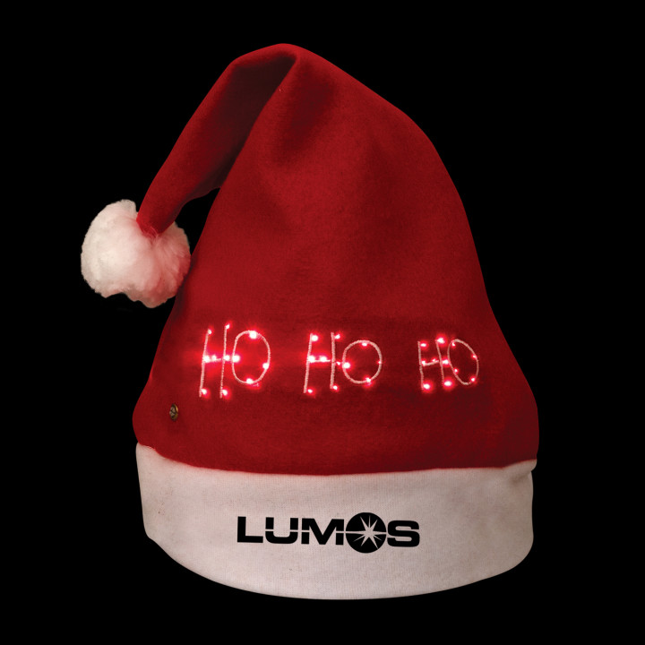 Light-Up Santa Hat | Custom Imprinted Winter Accessory Items