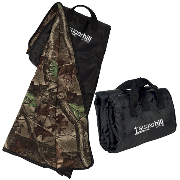 Fleece Waterproof Stadium Blankets with Oxford Nylon Shells