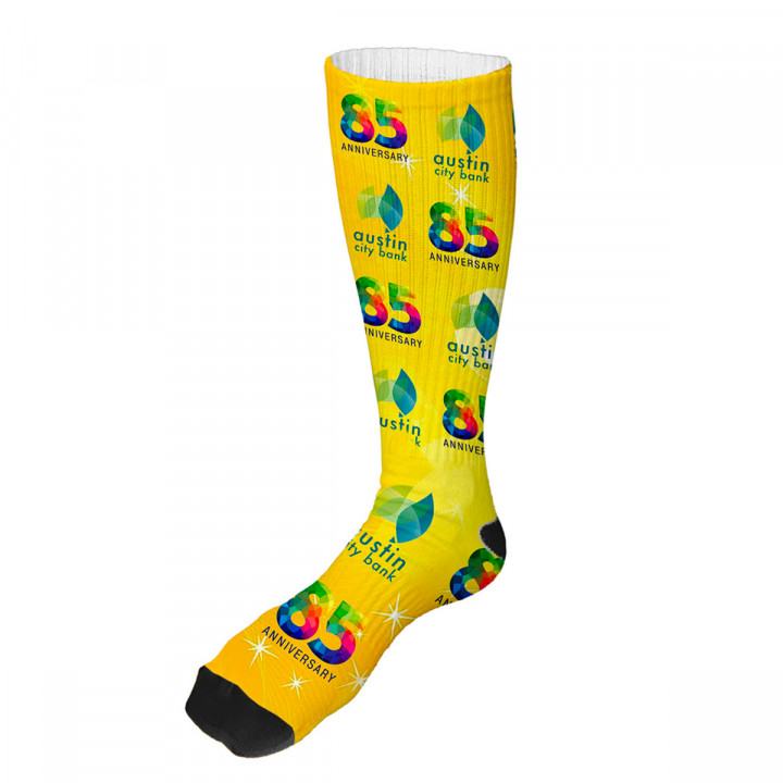 Dye Sublimated Crew Athletic Socks for Lost Sock Memorial Day