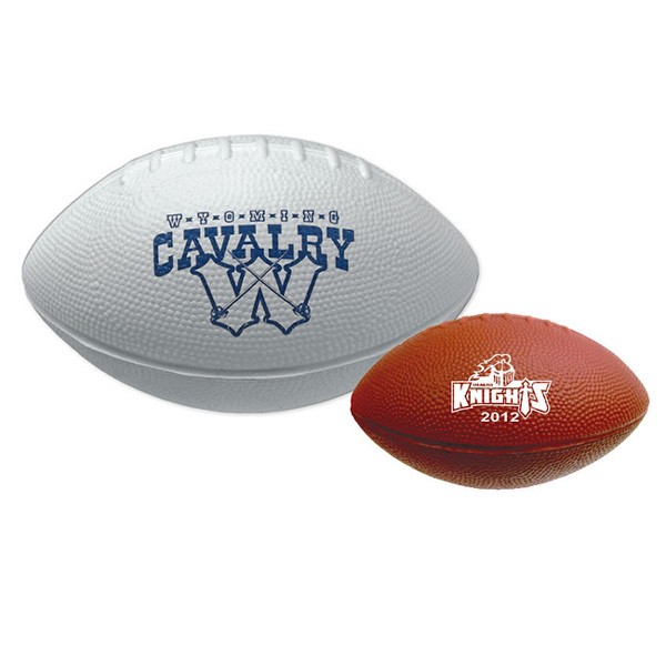 Solid Color 7 Inch Foam Football Imprinted Foam Football