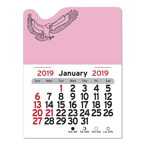 Peel-N-Stick® Calendar - Eagle | 4AllPromos Peel-N-Stick® Calendar - Eagle | 4AllPromos