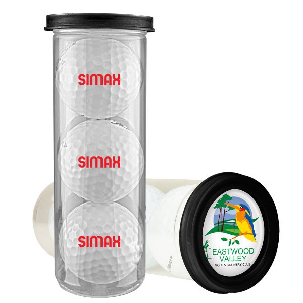 Golf Balls Set of Three Promotional Imprinted Golf Balls