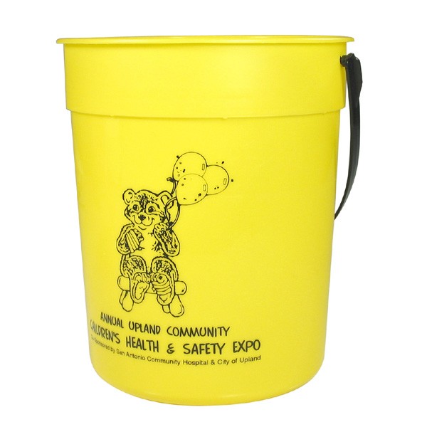 87 oz. Custom Sand Pail with Logo Promotional Sand Pails in Bulk