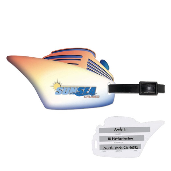 Custom Luggage Tag Cruise Ship Promotional Travel Bag Tags