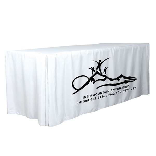 Custom Fitted 6 Ft Table Cover Promotional Fitted 6 ft Table Cover