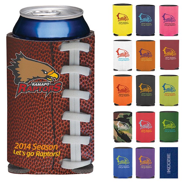 Collapsible Koozie with Full Color Imprint Logo Imprinted Koozies