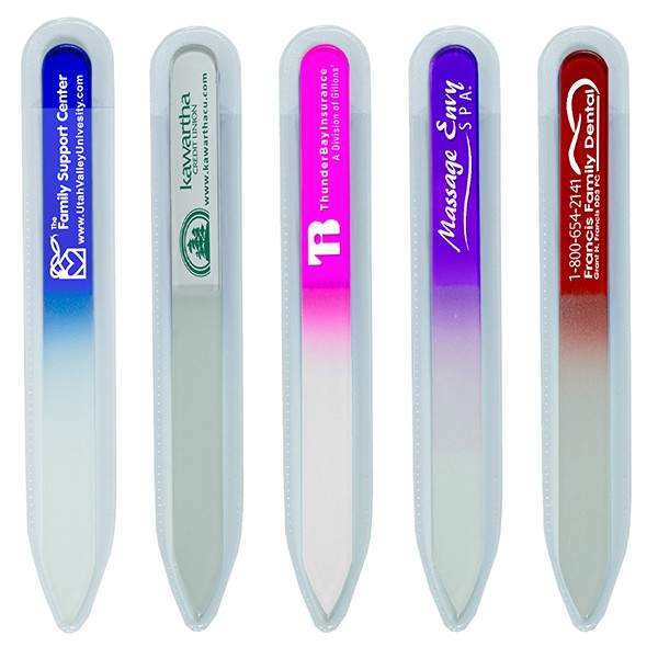 Tempered Glass Nail File Unique Bulk Personalized Glass Nail Files