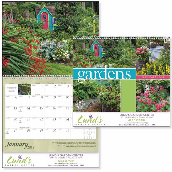 Premium Appointment Custom Calendar-Gardens | Custom Calendars