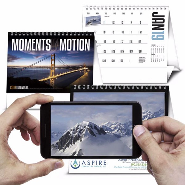 Moments In Motion Calendar With Pixaction Imprinted Custom Calendars