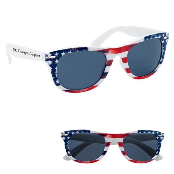 American Flag Branded Sunglasses Bulk Wholesale Sunglasses