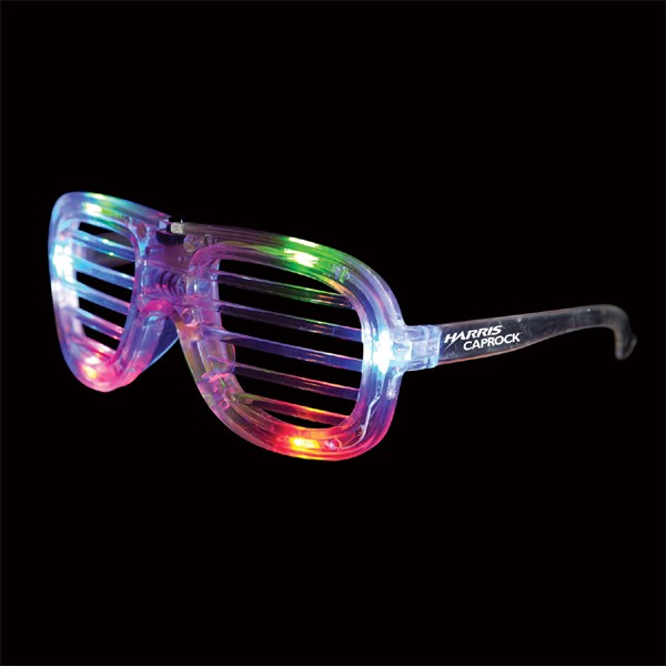 Custom Imprinted LED Slotted Glasses Promotional Sunglasses