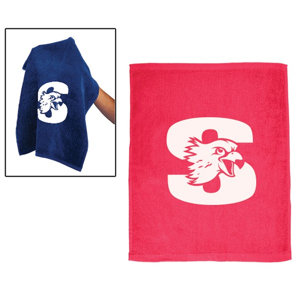 Budget Imprinted Rally Towel With Logo Promotional Towels