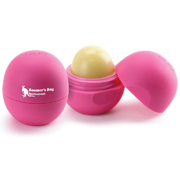 Imprinted EOS Sphere Lip Balm - Strawberry | Promotional Lip Balm