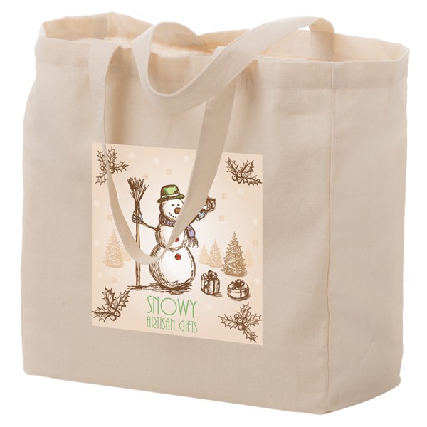 Full Color Large Cotton Canvas Tote Bag Custom Canvas & Cotton Bags