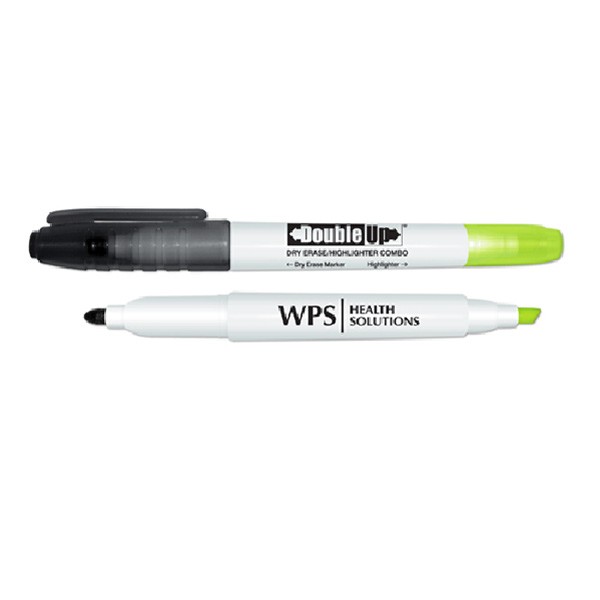 Imprinted Double Up Dry Erase Marker Custom Dry Erase Marker