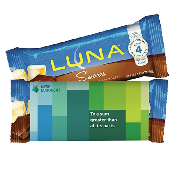 Full Color Wrapped Luna Bar S'more Promotional Luna Bars Wholesale