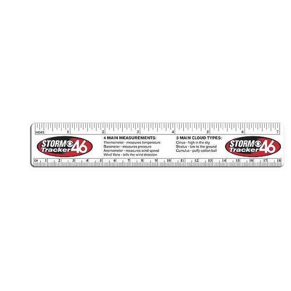 7" Ruler Custom Imprinted with Logo Promotional Rulers in Bulk