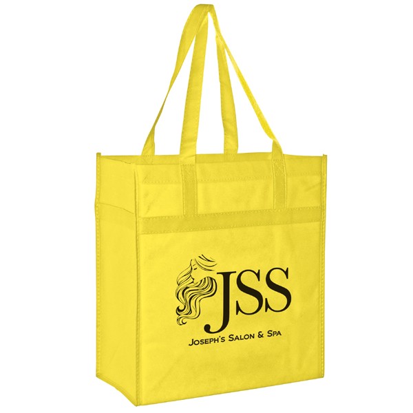 Small Thunder Heavy Duty Grocery Tote Bag with Logo | 4AllPromos
