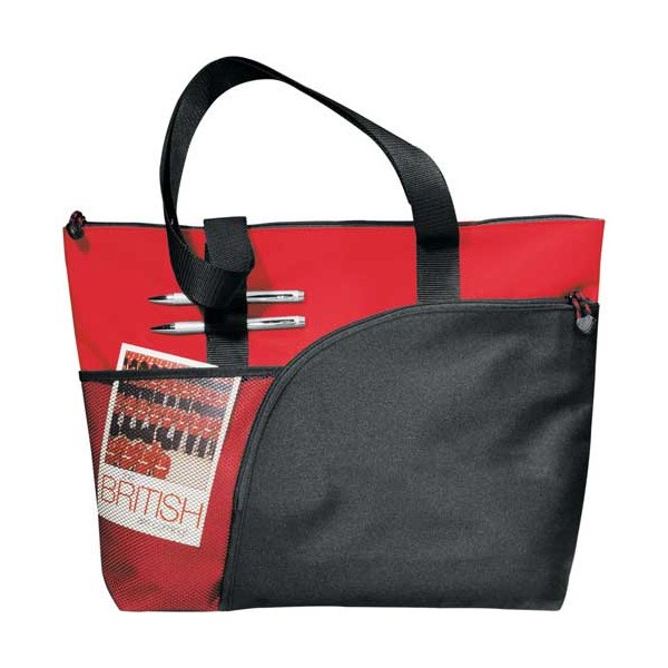 Excel Sport Zippered CarryAll Tote Giveaway Promotional Tote Bags
