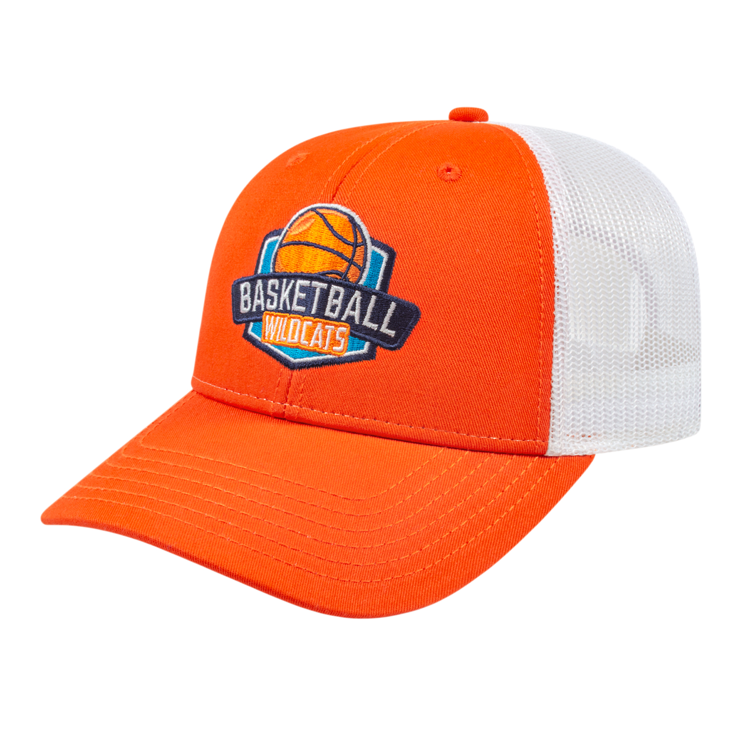 Low Profile Trucker with Flat Brim 
