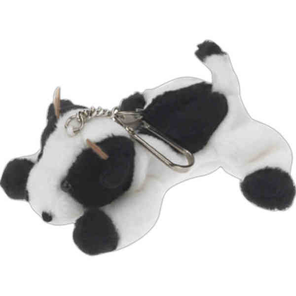 Promotional Stuffed Cow Key chain | 4AllPromos